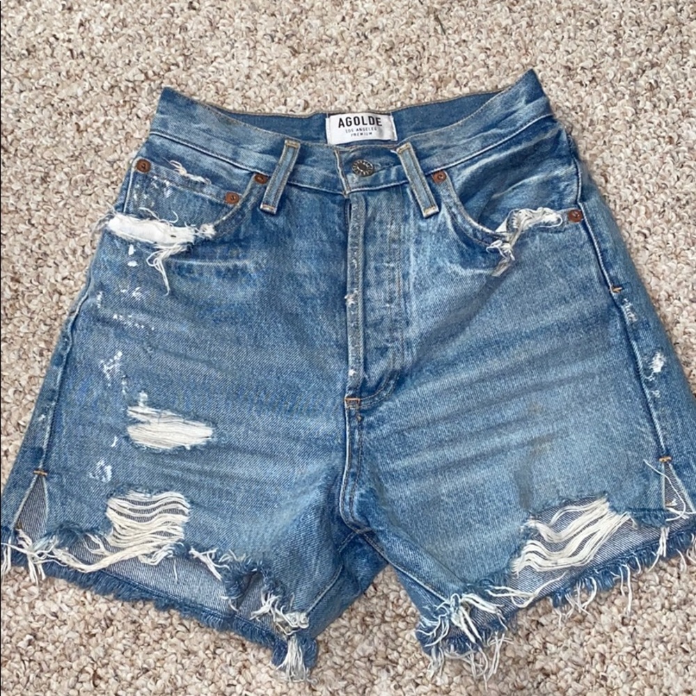 Agolde Ultra High Rise Shorts